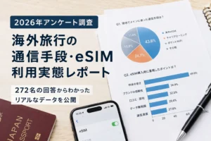 海外渡航者のeSIM口コミ・満足度調査